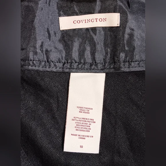 #41 Black Embroidered Skirt ! - Picture 5 of 5